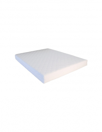 Saltele Spuma SuperComfort - Saltea Mercur Comfort Flex Plus 120x200 alba, cu model discret pe husa