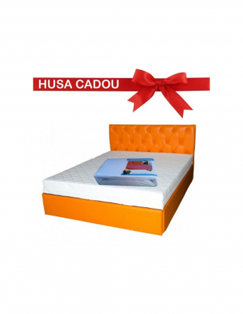 Saltele Spuma SuperComfort - Saltea Mercur Comfort Flex Plus 140x190 cu husa detasabila si tratament Aloe Vera