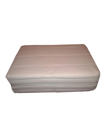 Saltea Mercur Comfort Flex Plus 90x200 cu tablie portocalie capitonata [5]