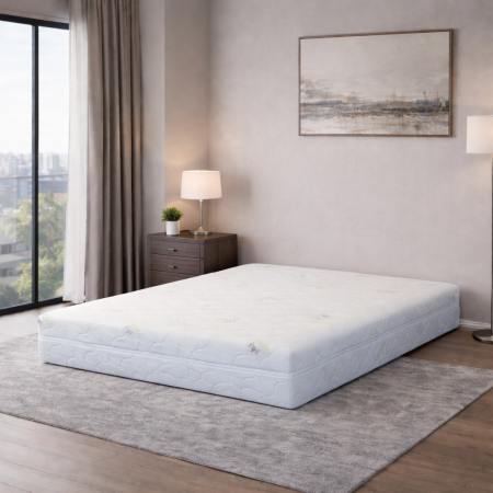 Saltea ortopedica Holiday Perfect Dream 120x200x25 cm, arcuri pocket, 7 zone confort, spuma memory, husa detasabila, fermitate medie [2]