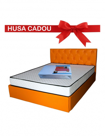 Saltele Spuma SuperComfort - Saltea Pegas Comfort Flex 140x200 - evidentiere husa cadou si structura