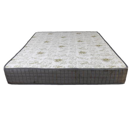 Saltea Roza Super Lux Ortopedica 125x190 cu Tetiere Negre [1]