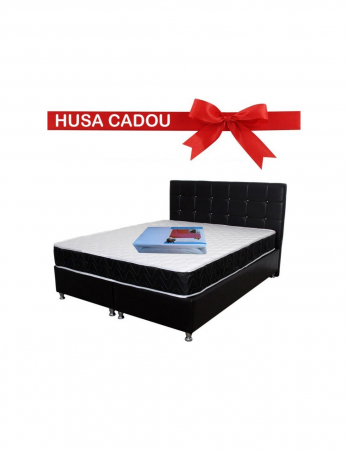 Saltele superortopedice - Saltea superortopedica Lux Luna 160x190 cu husa cadou albastra