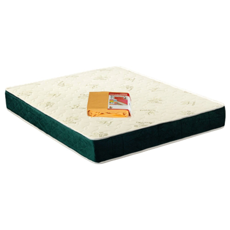 Saltele ieftine - Saltea Superortopedica Optima Aloe Vera, cu plasa de arcuri, margine antilasare, sistem de aerisire 180x200x24 cm