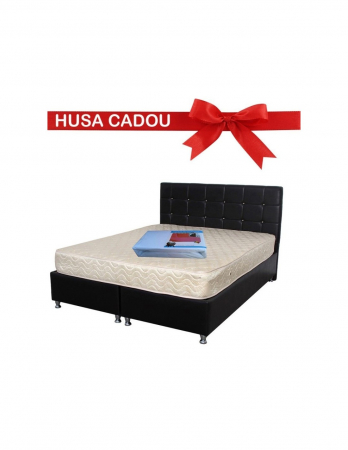 Saltele superortopedice - Saltea Superortopedica SOFIA 160x190x20 cu Banda Rosie "HUSA CADOU" si Funda Rosie