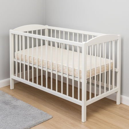 Saltea superortopedica SOFIA 60x120 alba cu model matlasat [1]