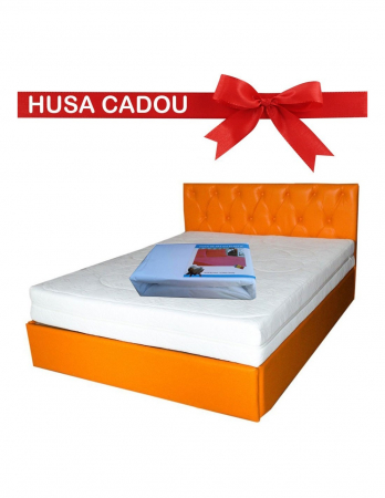 Saltele superortopedice - Saltea Terra Spring Comfort 140x200 cu husa cadou