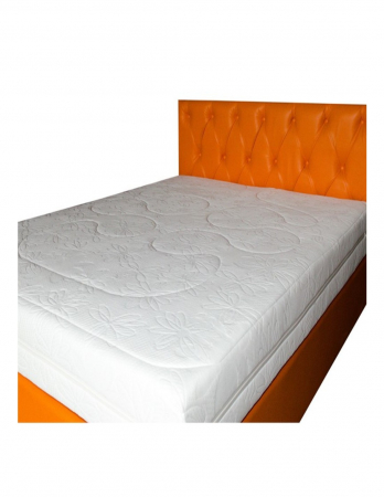 Saltea dormitor Ulise Standard Spring Comfort 140x200 cu cadru si tablie portocalii [2]
