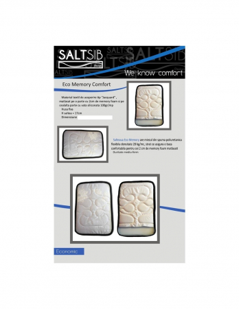 Saltea Venus Eco Memory 140x200 cu husa cadou [3]