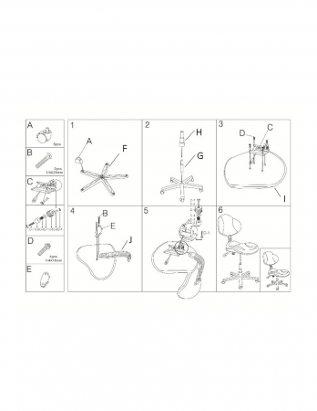 Scaun birou copii mesh SL QG2 gri-negru, vedere laterală [2]
