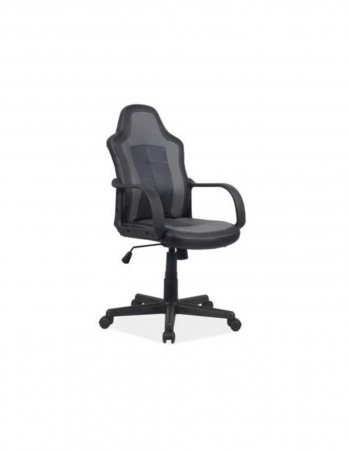 Scaune - Scaun birou copii SL Cruz negru-gri rotativ, reglabil pe inaltime