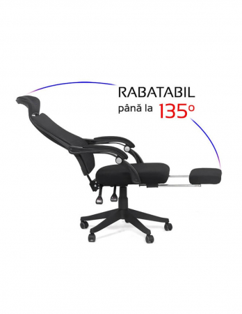 Scaun birou ergonomic mesh OFF 927 negru [3]