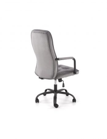 Scaun de birou gri, model Hm Colin, cu tapiterie din stofa si baza metalica [1]