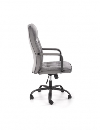 Scaun de birou gri, model Hm Colin, cu tapiterie din stofa si baza metalica [2]