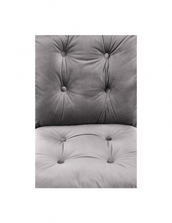 Scaun de birou gri, model Hm Colin, cu tapiterie din stofa si baza metalica [4]