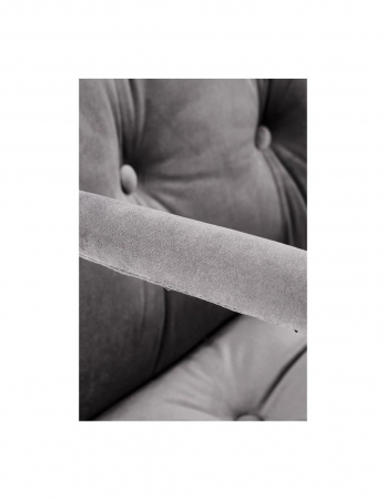 Scaun de birou gri, model Hm Colin, cu tapiterie din stofa si baza metalica [5]