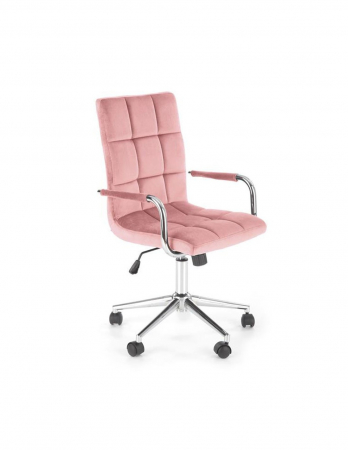 Scaune birou copii - Scaun birou HM Gonzo 4 roz velvet