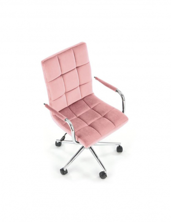 Scaun birou HM Gonzo 4 roz velvet [5]