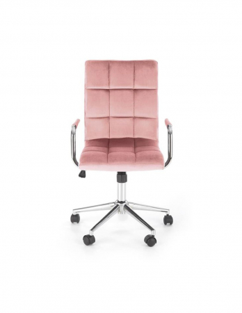 Scaun birou HM Gonzo 4 roz velvet [4]