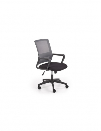 Scaun de birou ergonomic HM Mauro, gri-negru, cu spătar din mesh [1]