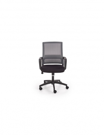 Scaune directoriale - Scaun de birou ergonomic HM Mauro, gri-negru, cu spătar din mesh