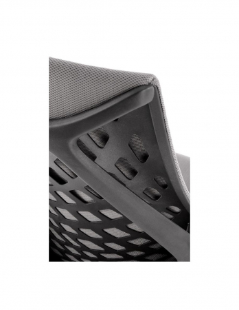 Scaun birou gri HM Rubio, ergonomic, cu roti si piston [5]