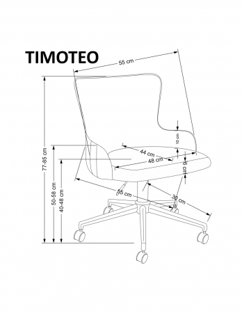 Scaun birou HM Timoteo verde [5]