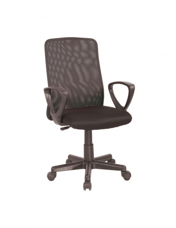 Scaune - Scaun de birou negru SL Q083 cu spătar din mesh și brațe