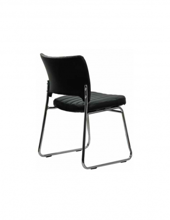 Scaun de conferinta HRC 613 negru cu cadru metalic cromat [1]
