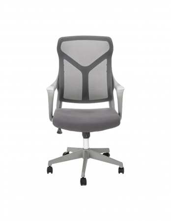 Scaun de birou HM Santo gri, ergonomic cu spatar din plasa [2]