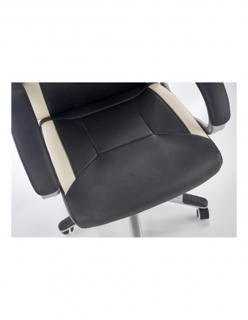 Scaun directorial HM Barton alb - negru [7]