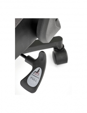 Scaun directorial HM Chrono gri - negru, design ergonomic, tetiera reglabila [4]