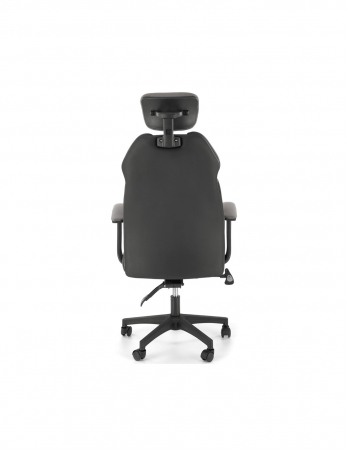 Scaun directorial HM Chrono gri - negru, design ergonomic, tetiera reglabila [6]