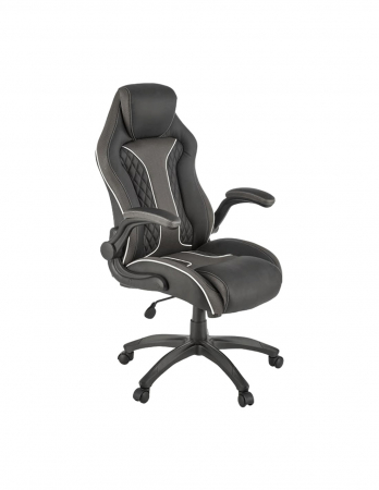 Scaun directorial HM Hamlet negru cu design ergonomic si cotiere reglabile [1]