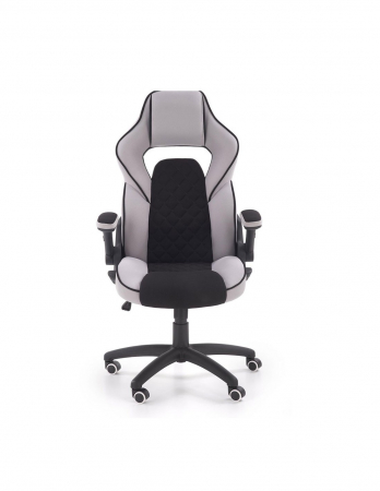 Scaun directorial HM Sonic negru-gri, design ergonomic [2]
