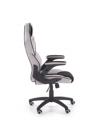 Scaun directorial HM Sonic negru-gri, design ergonomic [7]