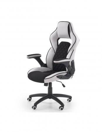 Scaun directorial HM Sonic negru-gri, design ergonomic [1]