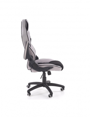 Scaun directorial HM Sonic negru-gri, design ergonomic [5]