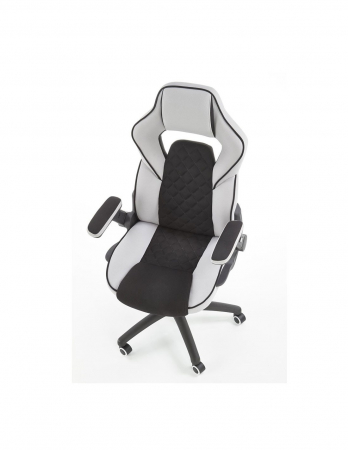 Scaun directorial HM Sonic negru-gri, design ergonomic [8]