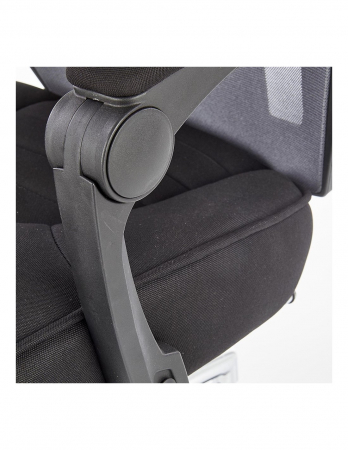 Scaun directorial HM Freeman gri cu spătar mesh și suport pentru picioare [5]