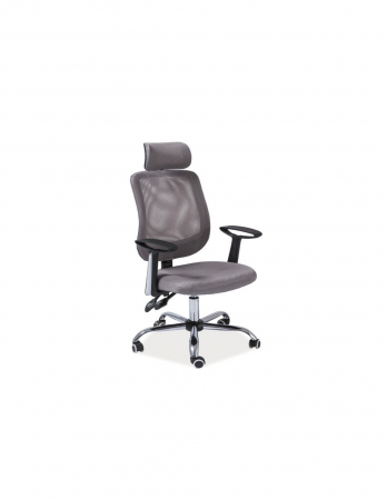 Scaune directoriale - Scaun directorial ergonomic mesh gri SL Q118