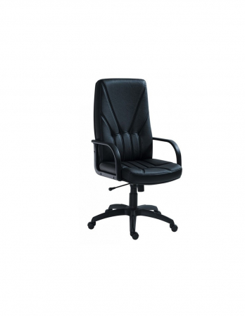 Scaune directoriale - Scaun directorial negru din piele naturala 5500