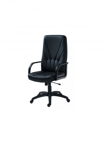 Scaun directorial negru din piele naturala 5500 [1]