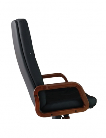 Scaun directorial piele naturala 5900 negru [2]