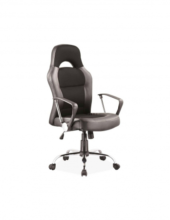 Scaune directoriale - Scaun directorial negru SL Q033 cu spatar ergonomic
