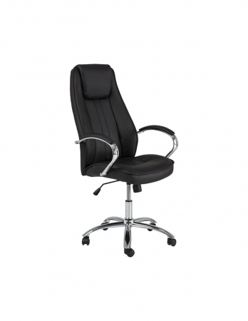 Scaune directoriale - Scaun directorial negru SL Q036 cu baza cromata
