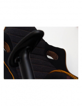 Scaun directorial ergonomic SL Q229, negru-gri, cu cotiere si baza cu roti [8]