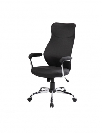Scaun directorial ergonomic negru SL Q319 cu baza cromata [1]