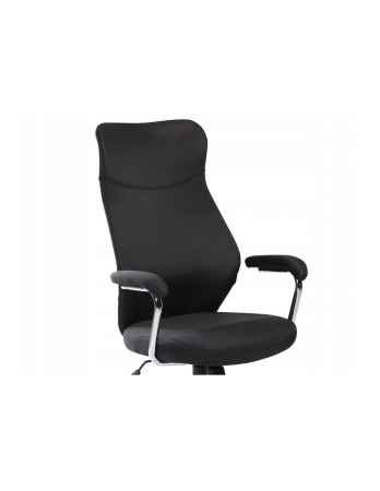 Scaun directorial ergonomic negru SL Q319 cu baza cromata [3]