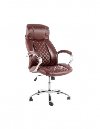 Scaun directorial SL Q557 maro cu design modern si spatar inalt [1]